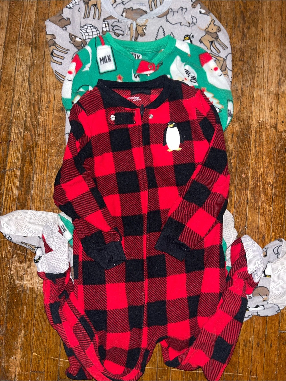 Boys 3T footsie pajamas